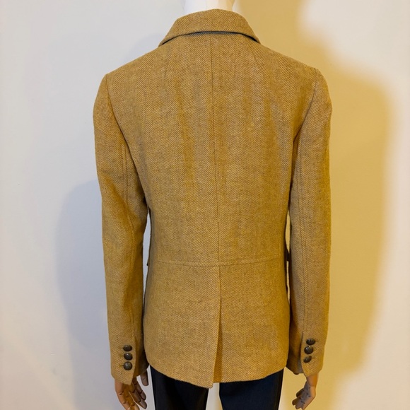 🏷️ Talbots Wool Blend Herringbone Blazer - Size 6 - NWOT - Picture 6 of 13